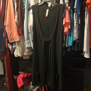 No Boundaries long black layering sweater